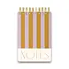 Designworks Ink Large Chunky Notepad Stripes - Lilac/Ochre Designworks Ink Large Chunky Notepad Stripes - Lilac/Ochre