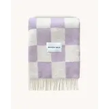 Maison Deux Plaid Checkerboard Lilac White Maison Deux Plaid Checkerboard Lilac White