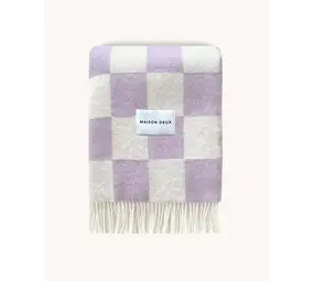 Maison Deux Plaid Checkerboard Lilac White Maison Deux Plaid Checkerboard Lilac White
