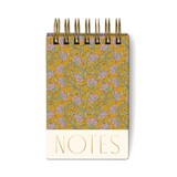 Designworks Ink Twin Wire Chunky Notepad - Green Vintage Floral