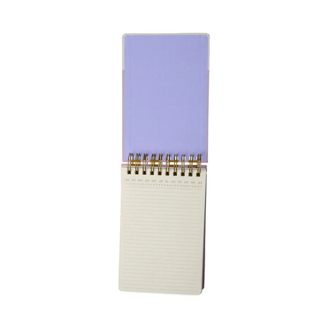 Designworks Ink Large Chunky Notepad Stripes - Lilac/Ochre
