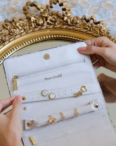 Maison Scarlett Pochette a Bijoux Catherine - leopard Maison Scarlett Pochette a Bijoux Catherine - leopard