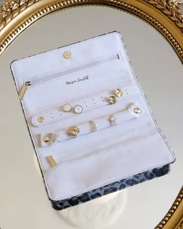 Maison Scarlett Pochette a Bijoux Catherine - leopard Maison Scarlett Pochette a Bijoux Catherine - leopard