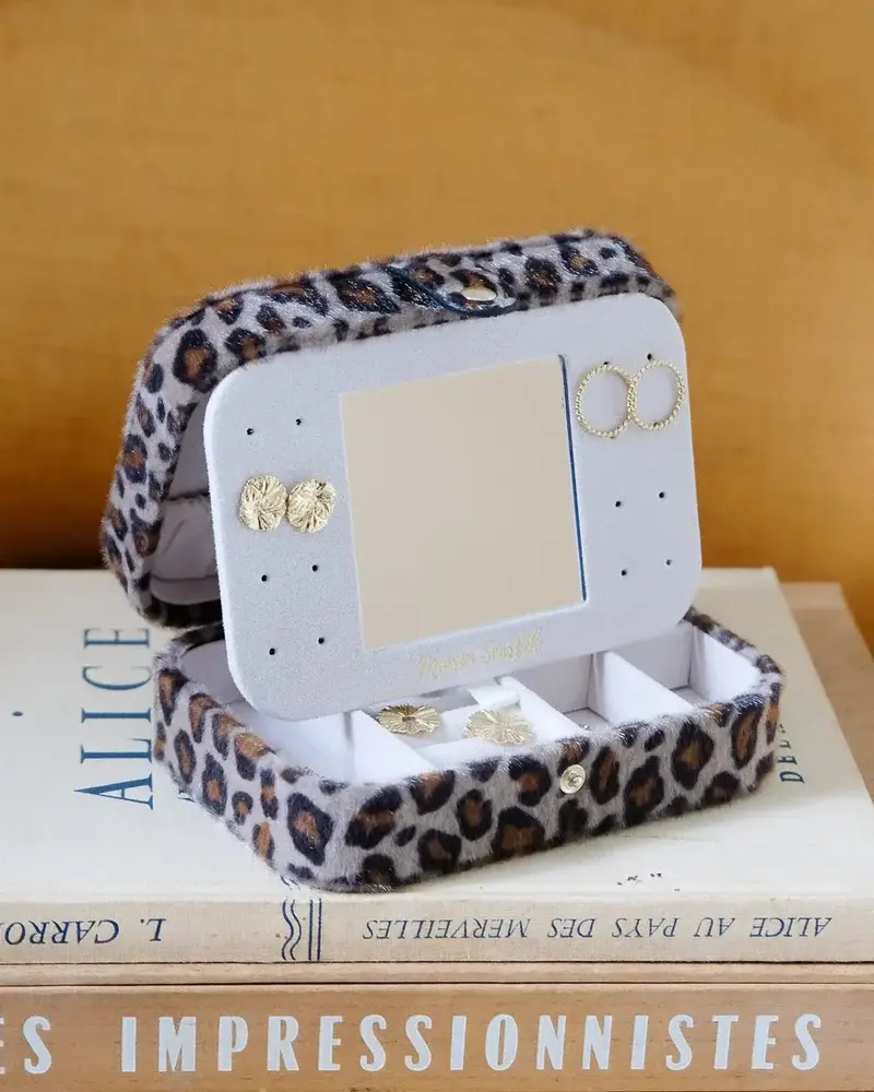 Maison Scarlett Sieradendoos Brigitte- leopard Maison Scarlett Sieradendoos Brigitte- leopard