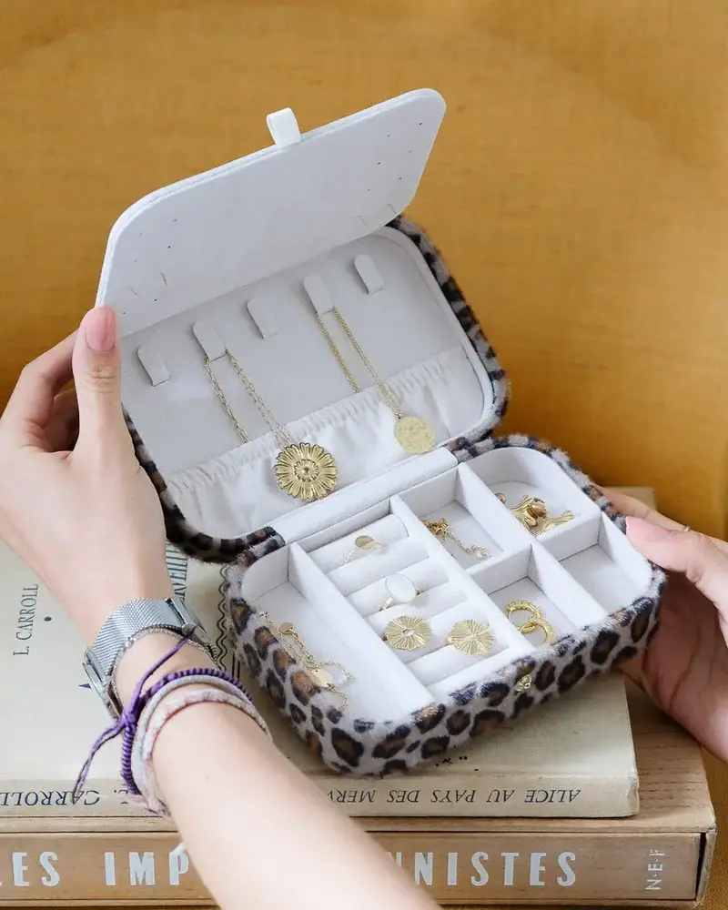 Maison Scarlett Sieradendoos Brigitte- leopard Maison Scarlett Sieradendoos Brigitte- leopard