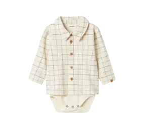 Lil' Atelier Ramos LS Body Shirt - Turtledove Lil' Atelier Ramos LS Body Shirt - Turtledove