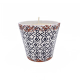 Wax Design Kaars Vela Ceramica 14x12,5cm - Zwart/Vijgen