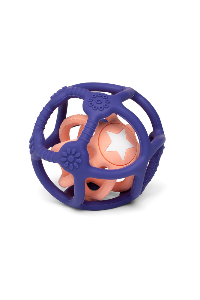 Little L Set van 2 sensorische ballen - Roze en Blauw Little L Set van 2 sensorische ballen - Roze en Blauw