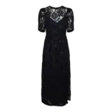 Y.A.S Fia SS Long Dress – Black