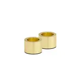 Uyuni Light Candleholder taper, Matte brass, 2-pack,