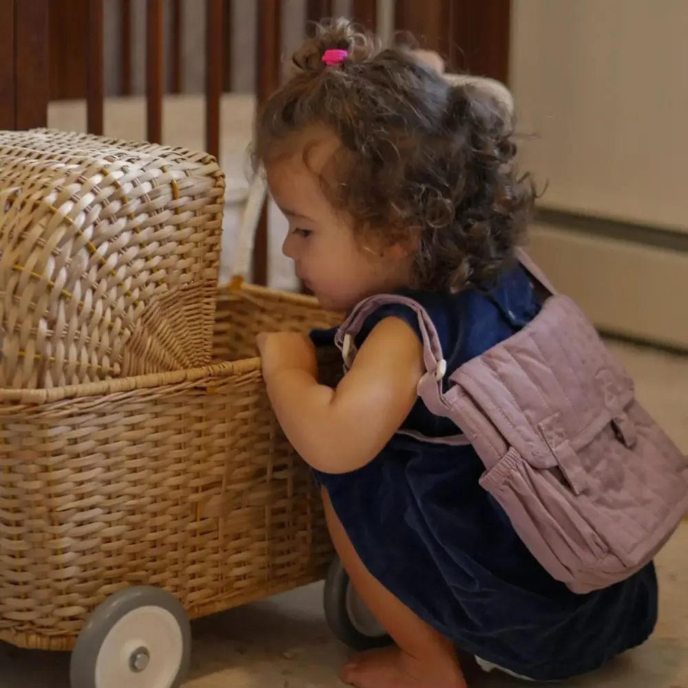 Olli Ella Carrie Convertible Changing Set – Lavender