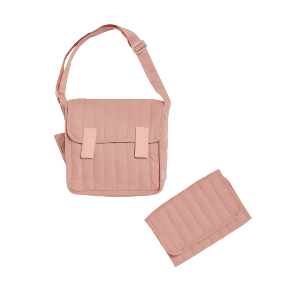 Olli Ella Carrie Convertible Changing Set – Rose