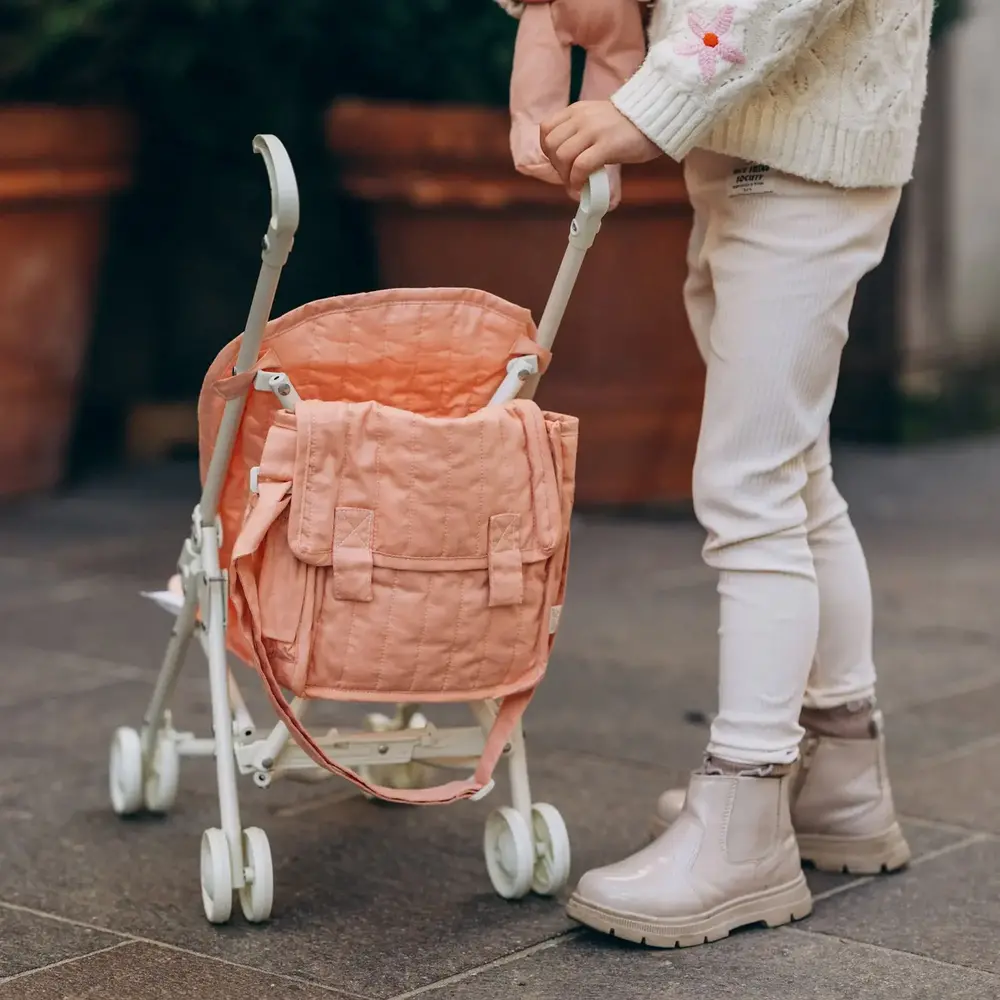 Olli Ella Carrie Convertible Changing Set – Rose