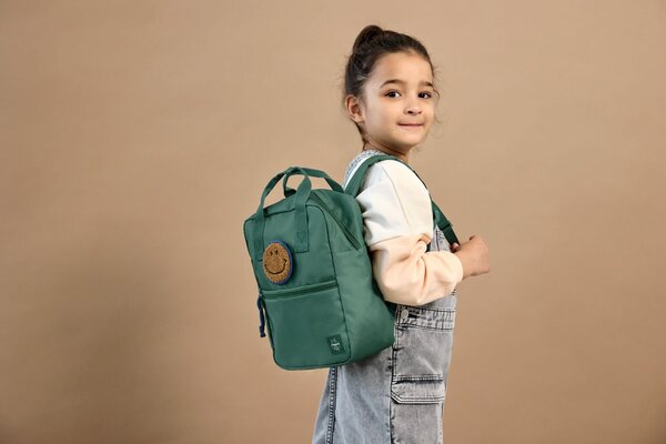 Lässig Mini Square Backpack Little Gang - Dark green