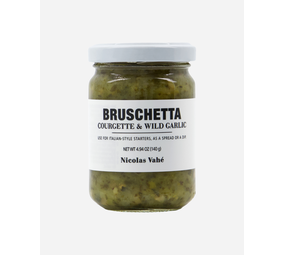 Nicolas Vahé Bruschetta - Courgette & wild garlic Nicolas Vahé Bruschetta - Courgette & wild garlic