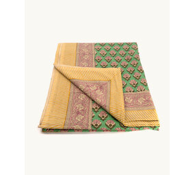 Doing Goods Emma Double Throw in Tote Bag   groen - 240 x 280 cm Doing Goods Emma Double Throw in Tote Bag   groen - 240 x 280 cm