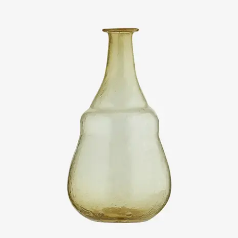 Madam Stoltz Gerecyclede vaas - yellow Madam Stoltz Gerecyclede vaas - yellow