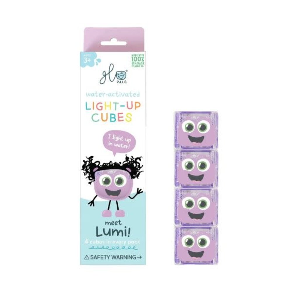 Glopals Glopals Light up cubes - 4pc - Lumi Glopals Glopals Light up cubes - 4pc - Lumi