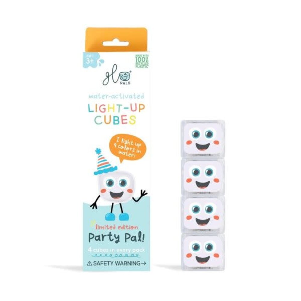 Glopals Glopals Light up cubes - 4pc - Party Glopals Glopals Light up cubes - 4pc - Party
