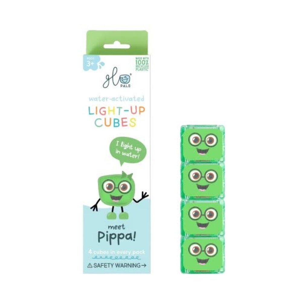 Glopals Glopals Light up cubes - 4pc - Pippa Glopals Glopals Light up cubes - 4pc - Pippa