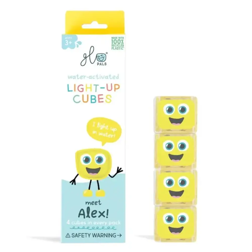 Glopals Glopals Light up cubes - 4pc - Alex Glopals Glopals Light up cubes - 4pc - Alex