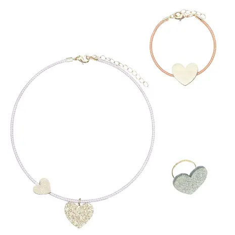 Mimi & Lula Heart Jewellery Set