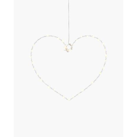 Sirius Liva Hart - White - 40 lampjes