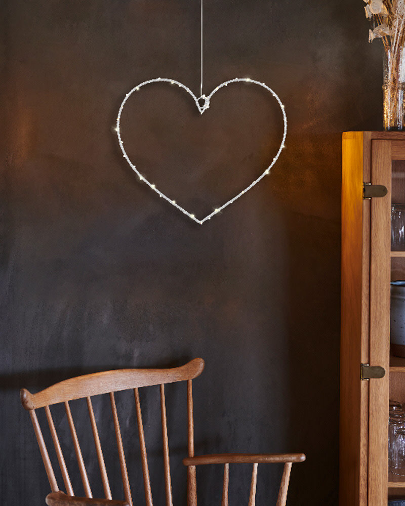 Sirius Liva Hart - White - 40 lampjes