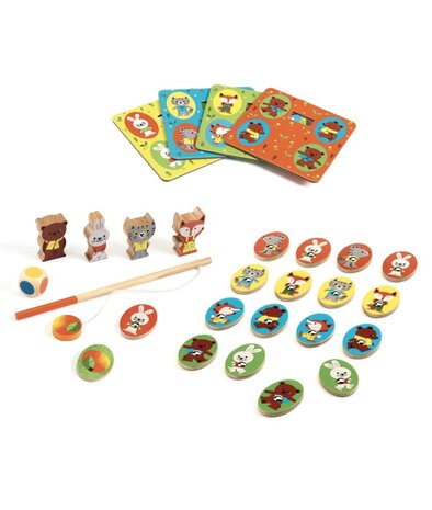 Djeco LudoWood - 4 games