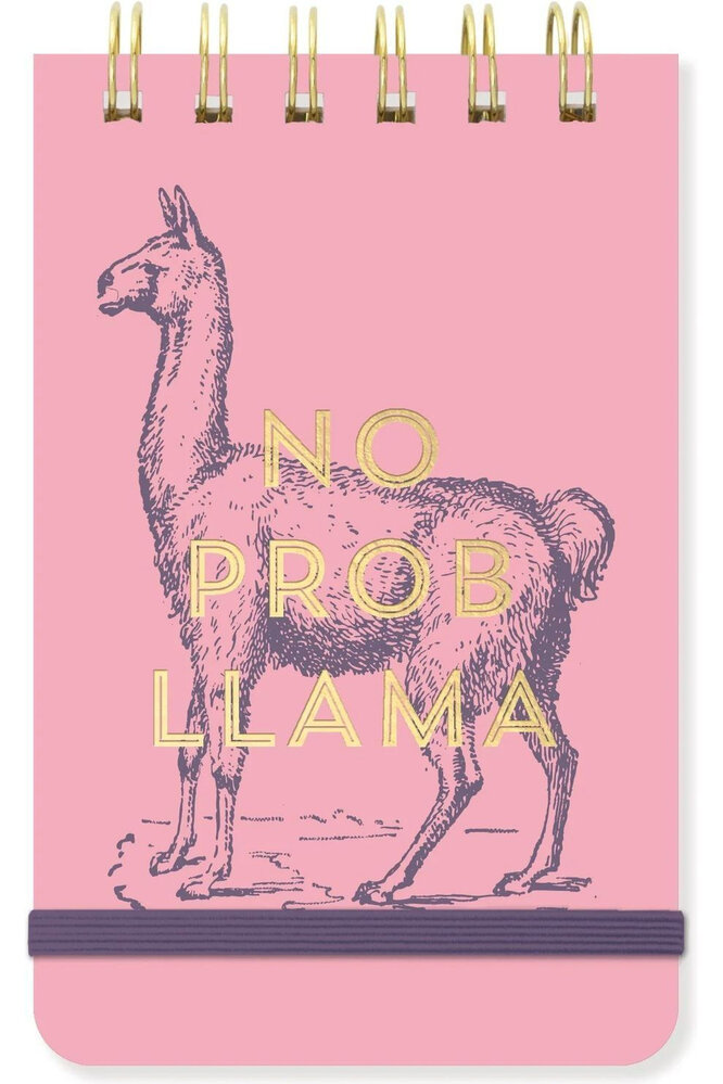 Designworks Ink Notitieblokje - No ProbLlama