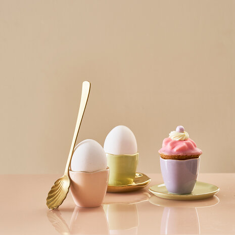 U.N.C. Good  Morning Egg cup - Old Pink - set of 2