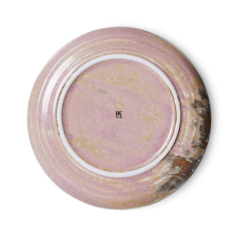 HK Living Side plate - Rustic pink HK Living Side plate - Rustic pink