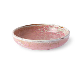 HK Living Deep plate M - Rustic pink HK Living Deep plate M - Rustic pink