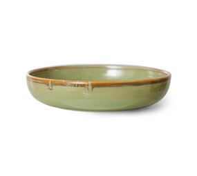 HK Living Deep Plate L - Moss Green HK Living Deep Plate L - Moss Green