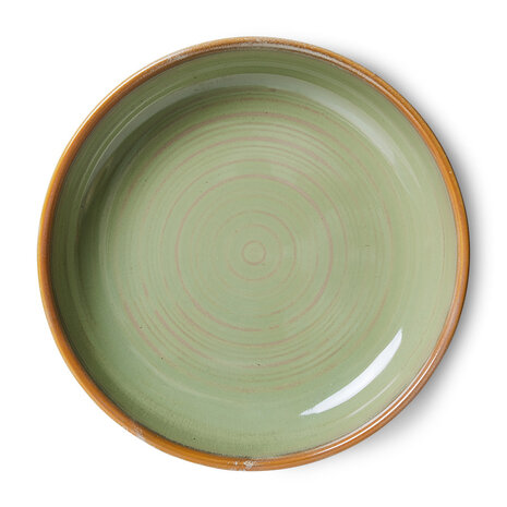 HK Living Deep Plate L - Moss Green HK Living Deep Plate L - Moss Green