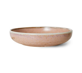 HK Living Deep Plate L - Rustic pink HK Living Deep Plate L - Rustic pink