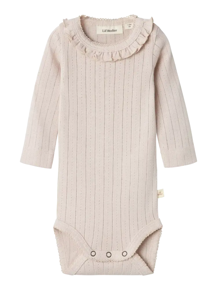 Lil' Atelier Rachel Nis LS Slim Body - Gray Morn Lil' Atelier Rachel Nis LS Slim Body - Gray Morn