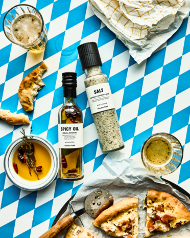 Nicolas Vahé Gift box Nicolas Vahé  - Pizza Kit - Seasoning & oil Nicolas Vahé Gift box Nicolas Vahé  - Pizza Kit - Seasoning & oil