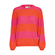 ICHI Dust LS Stripe Pullover – Pink Yarrow ICHI Dust LS Stripe Pullover – Pink Yarrow