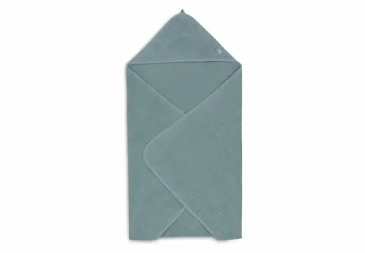 Jollein Badcape Badstof 75x75cm - Sea Green Jollein Badcape Badstof 75x75cm - Sea Green