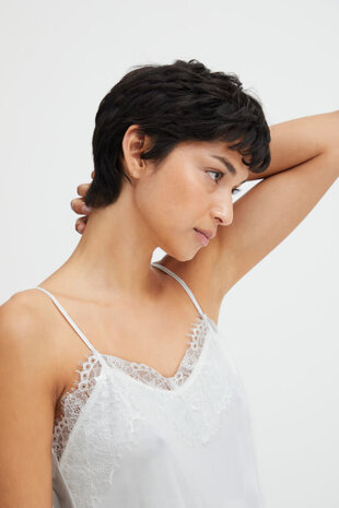 ICHI Like Top - Cloud Dancer