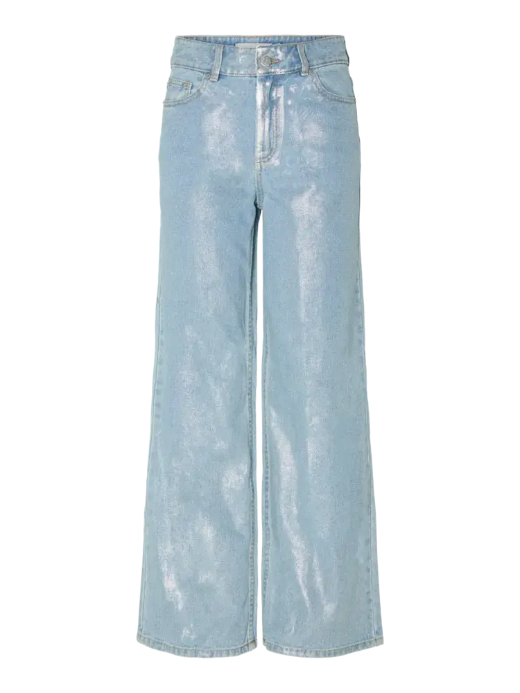 Y.A.S Silvera HW Shiny Denim Jeans *32 - Light Blue Y.A.S Silvera HW Shiny Denim Jeans *32 - Light Blue