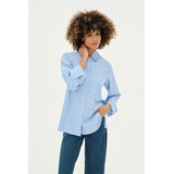 Culture Jude Flower Shirt – Blue Stripe