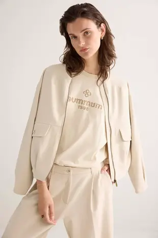 Summum Woman Jacket uni - Pebblebeige