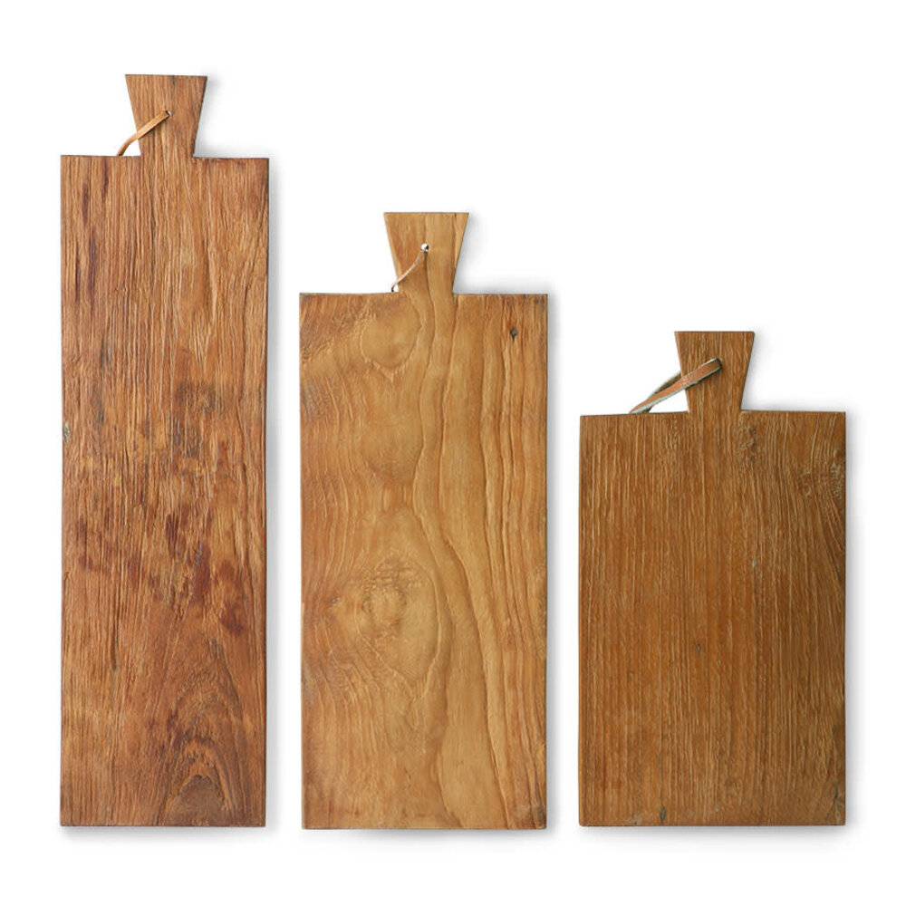 HK Living Bread Board - Teak (set van 3)