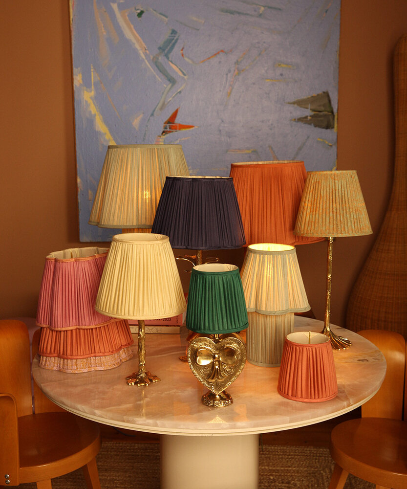 Doing Goods Myra Lamp Small Silk - Sage Doing Goods Myra Lamp Small Silk - Sage