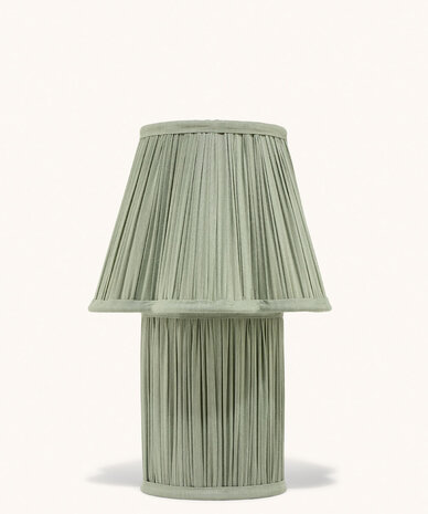 Doing Goods Myra Lamp Small Silk - Sage Doing Goods Myra Lamp Small Silk - Sage