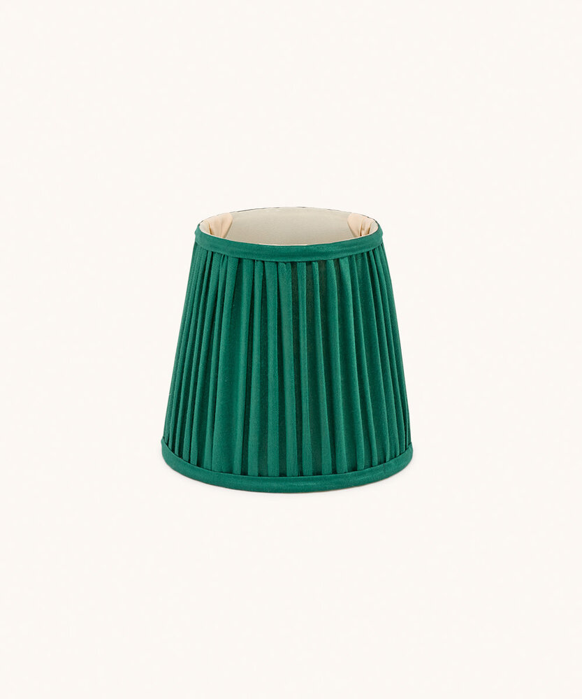 Doing Goods Kiara Lampshade Silk 16cm  - Emerald Doing Goods Kiara Lampshade Silk 16cm  - Emerald
