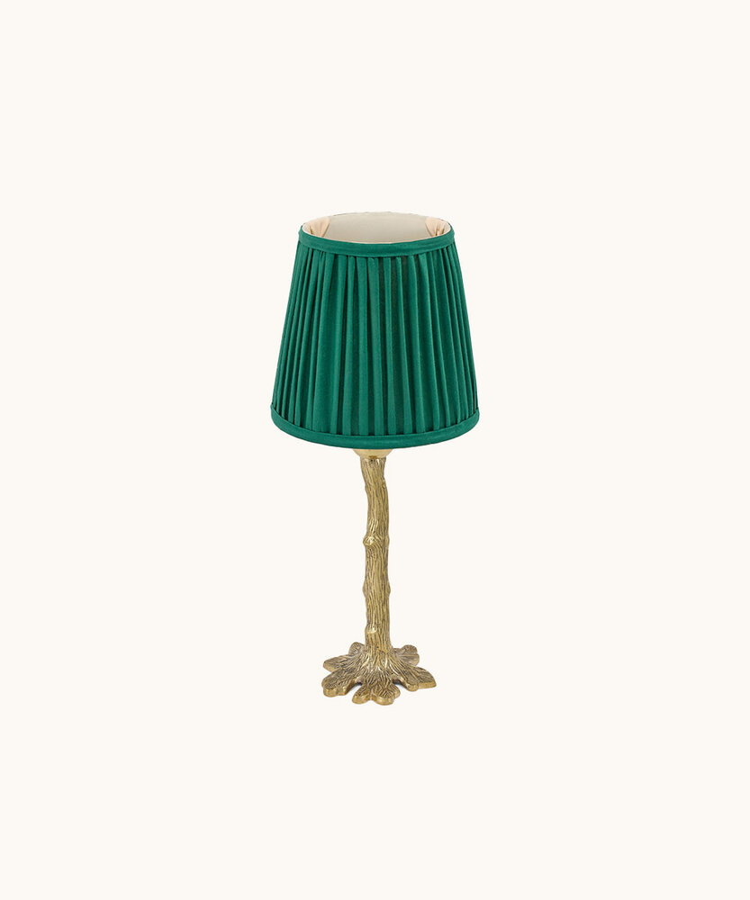 Doing Goods Kiara Lampshade Silk 16cm  - Emerald Doing Goods Kiara Lampshade Silk 16cm  - Emerald