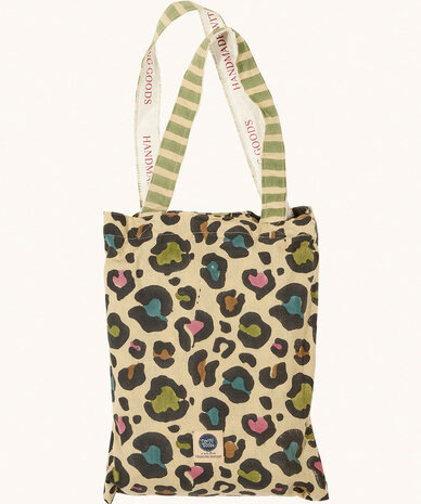 Doing Goods Disco Leopard Single Throw in Tote Bag